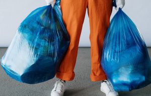 put bin bags in a skip?