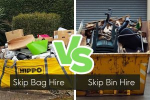 Can you put bin bags in a skip?